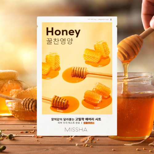 Missha Airy Fit Sheet Honey - Peau illuminée