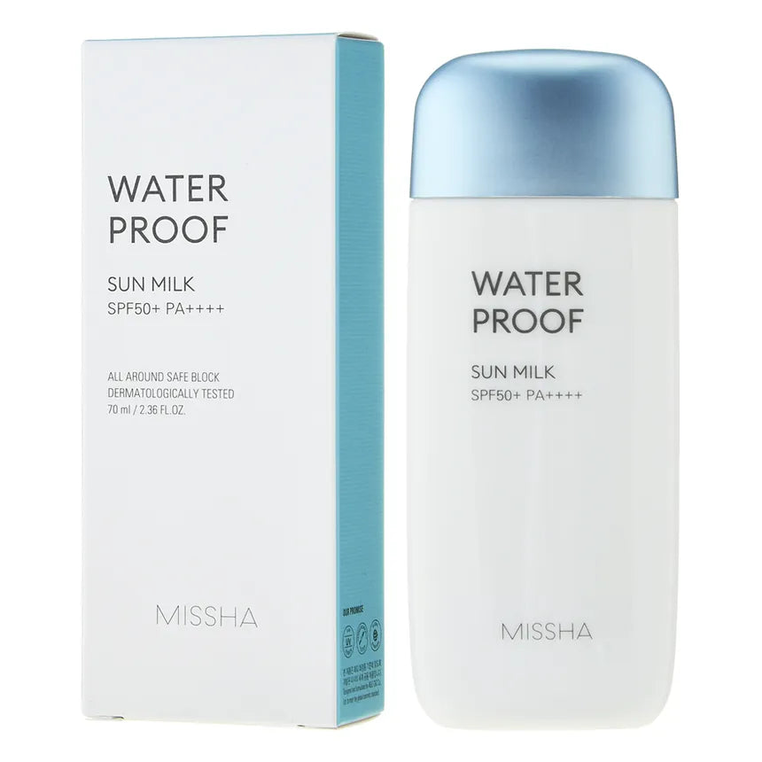 Missha All Around Safe Block Water Proof Sun Milk SPF50+/PA+++ - lait solaire waterproof